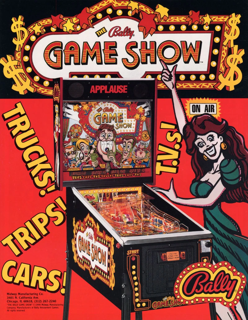 Flyer for The Bally Game Show