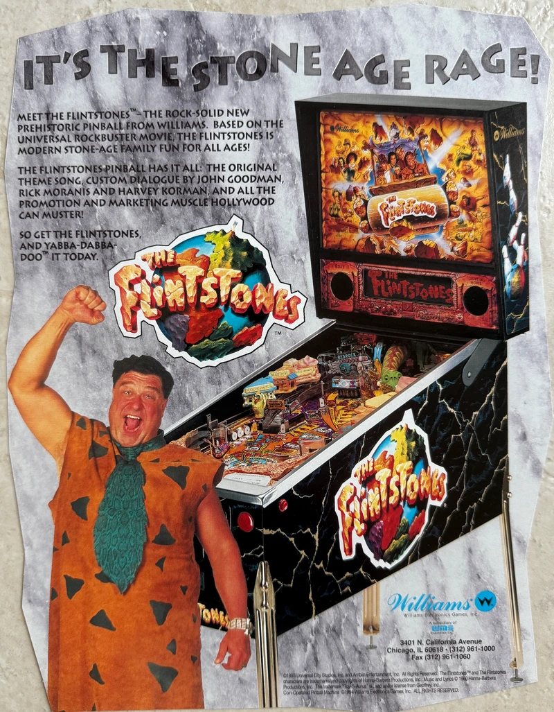 Flyer for The Flintstones