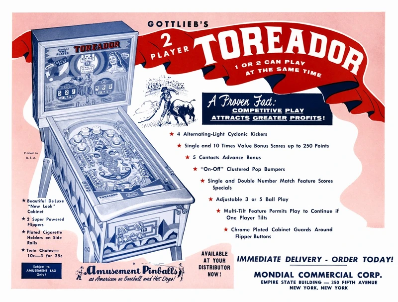 Flyer for Toreador