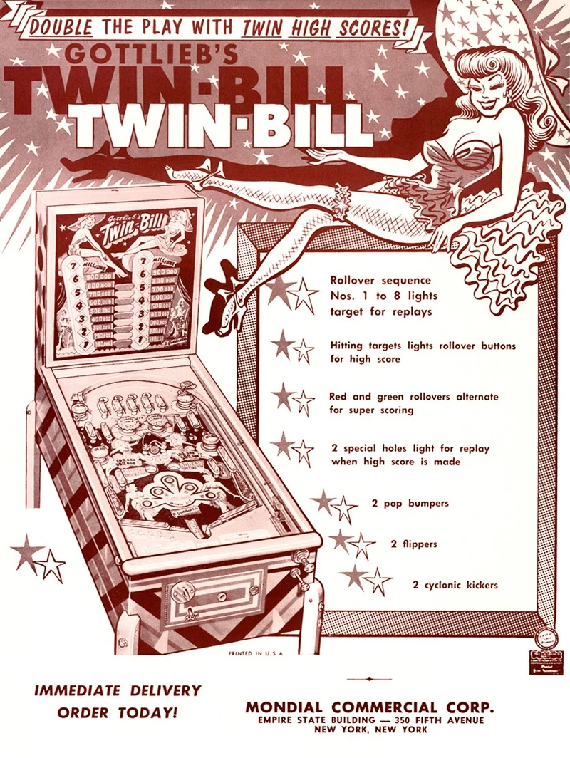 Flyer for Twin Bill