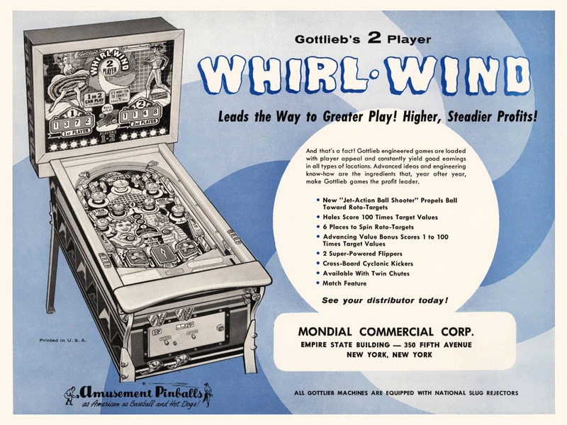 Dépliant pour Whirl-Wind