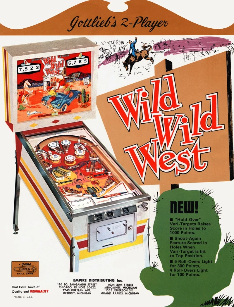Dépliant pour Wild Wild West