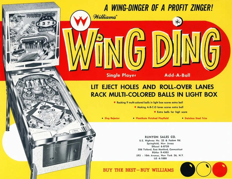 Flyer for Wing Ding