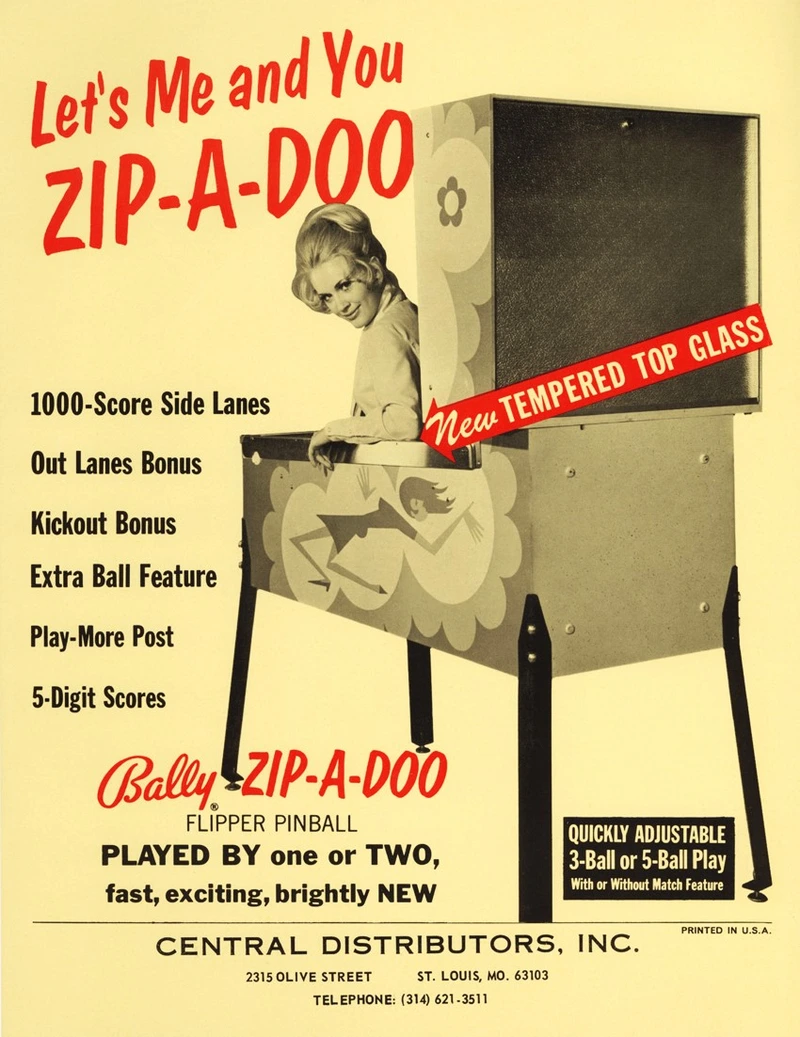 Flyer for Zip-A-Doo